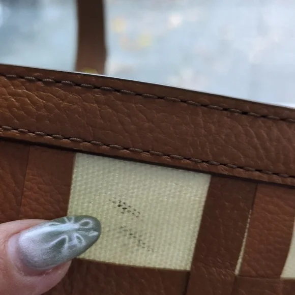 Fossil Rachel tote bag Leather and Canvas - Picture 5 of 10